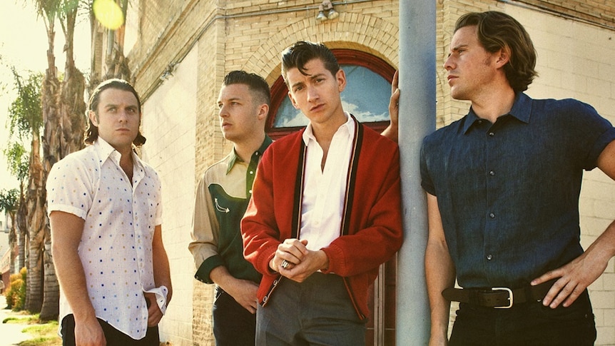 A press shot of Arctic Monkeys
