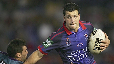 Jarrod Mullen of the Newcastle Knights