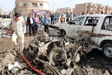 Scene of bomb blast in Kirkuk