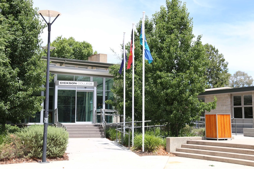 Dickson College in Canberra's north.