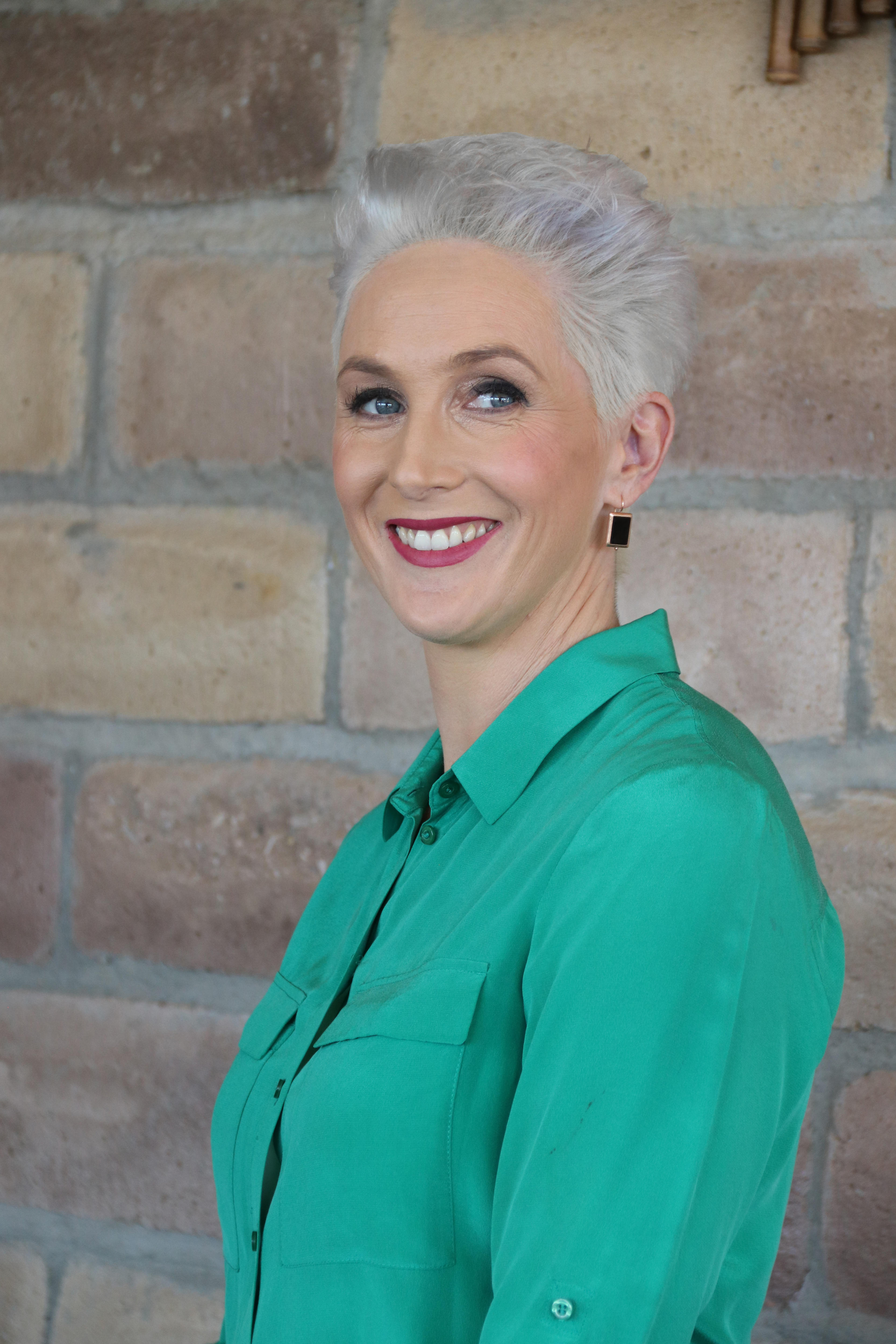 Amanda Farmer smiles.