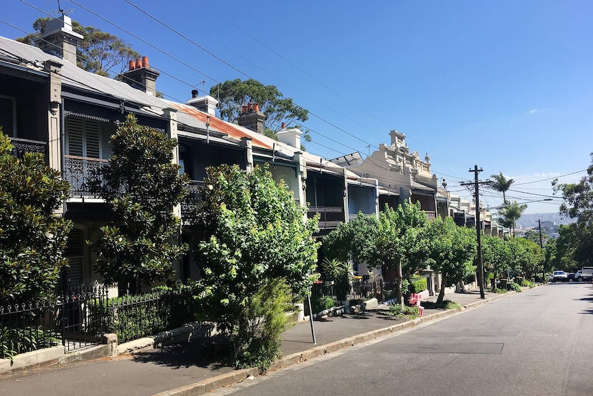 A row of houses