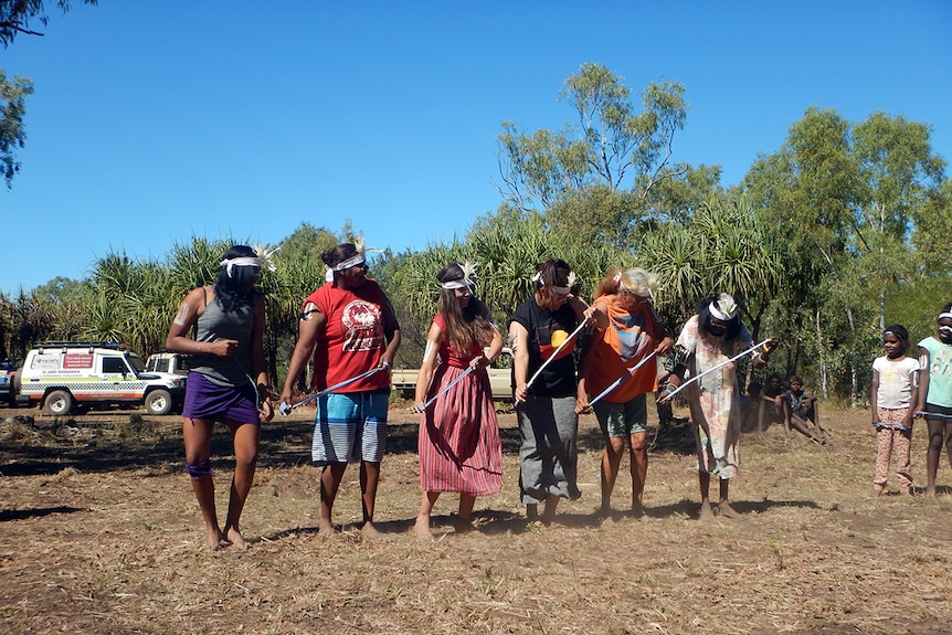 Waanyi and Garawa women celebrate