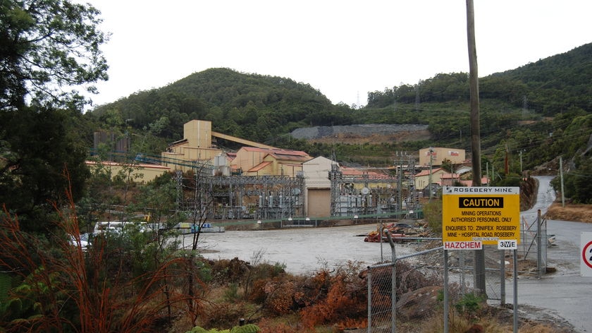 Rosebery Zinc Mine.