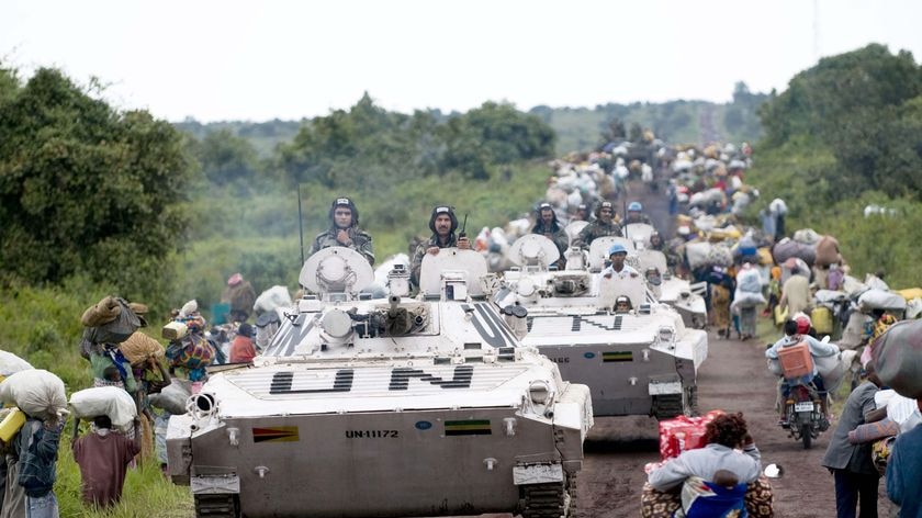 There is an air of desperation about the Security Council's authorisation of combat operations in the Congo's east (AFP)