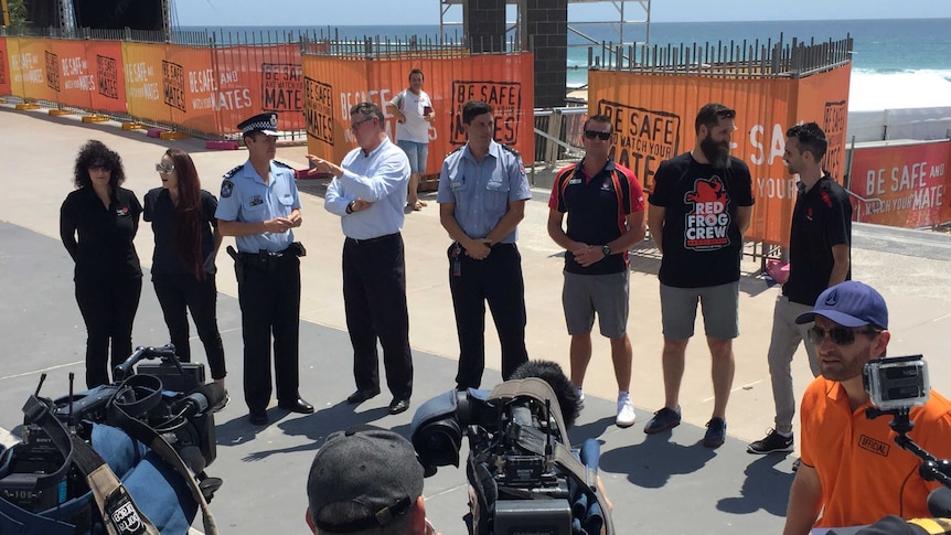 Schoolies stakeholders meeting to discuss safety at this year's event on the Gold Coast.