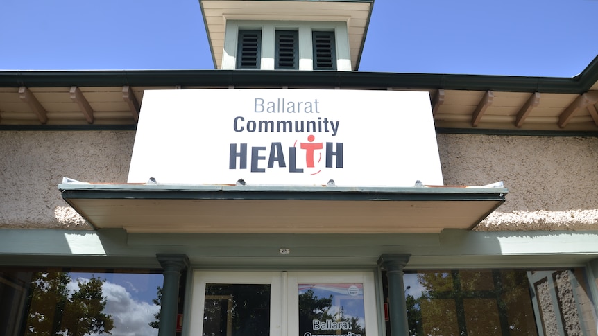 A building with signs that read Ballarat Community Health