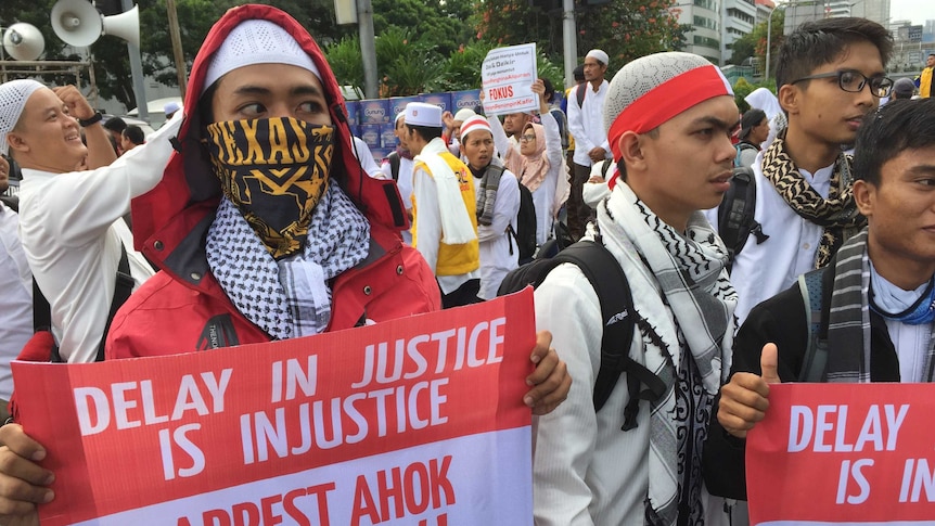 Protesters against Ahok, December 2016