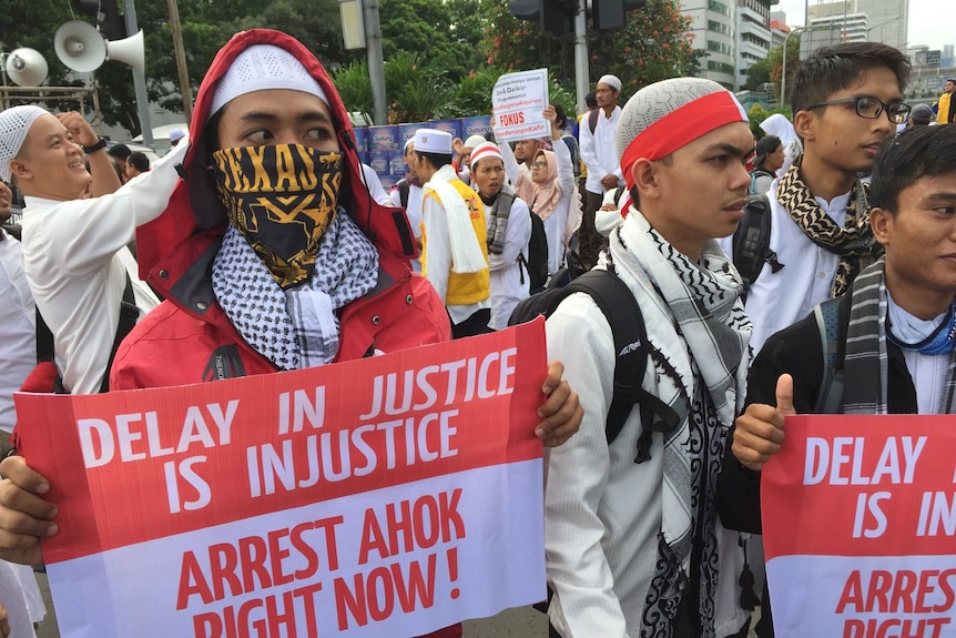 Protesters against Ahok, December 2016