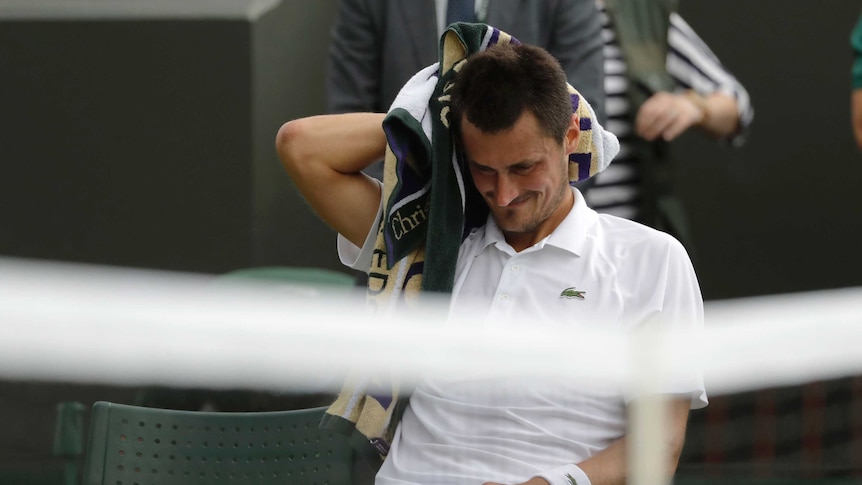 Bernard Tomic crashes out