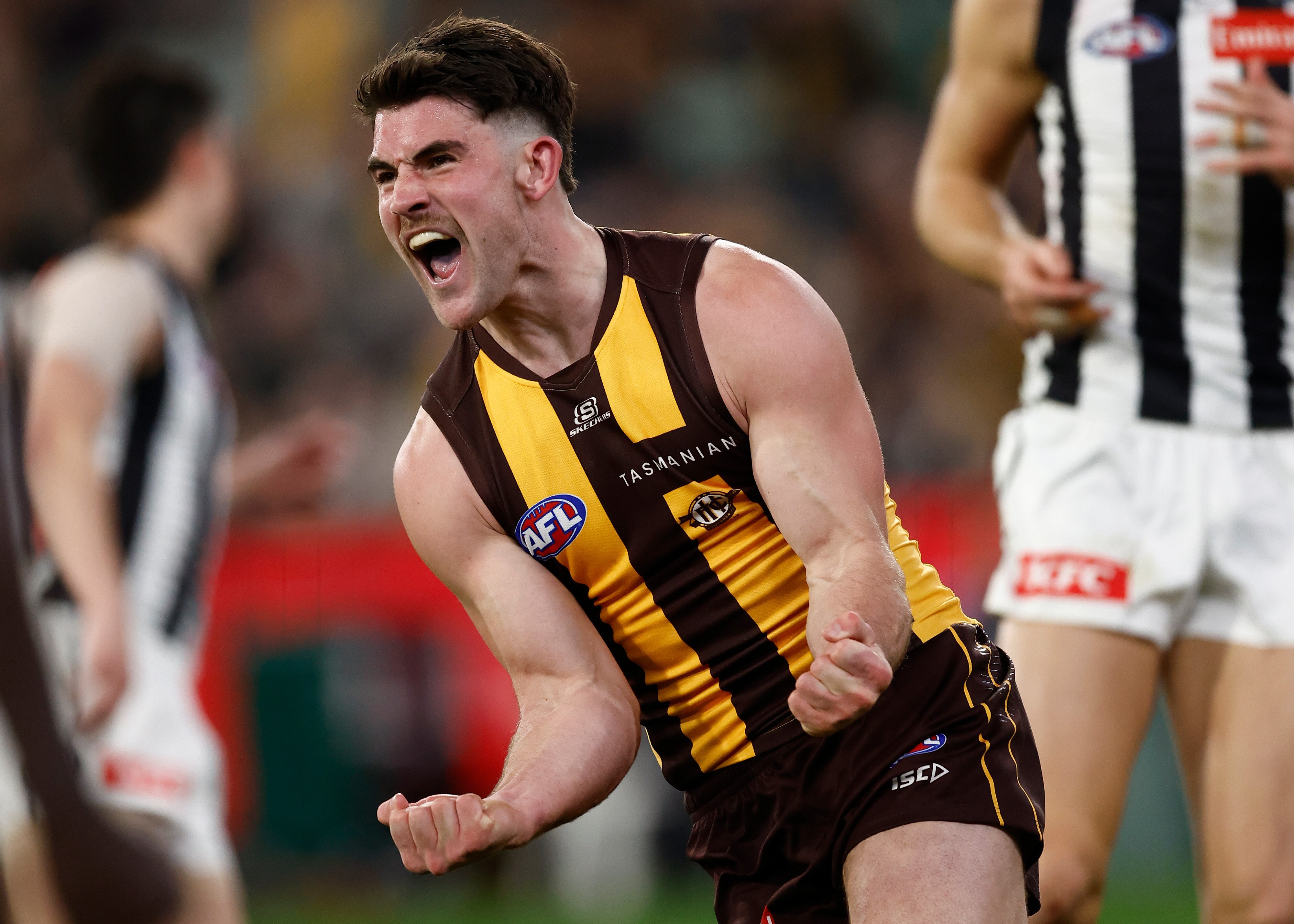 Humming team at Hawthorn, Pies' concern-meter