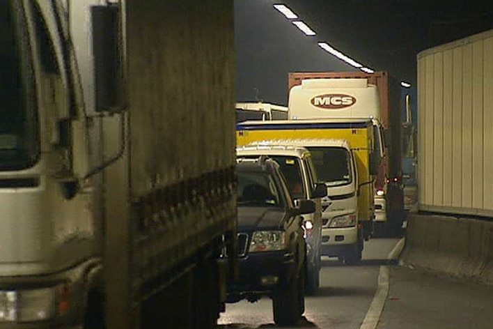 M5 tunnel East, Sydney.