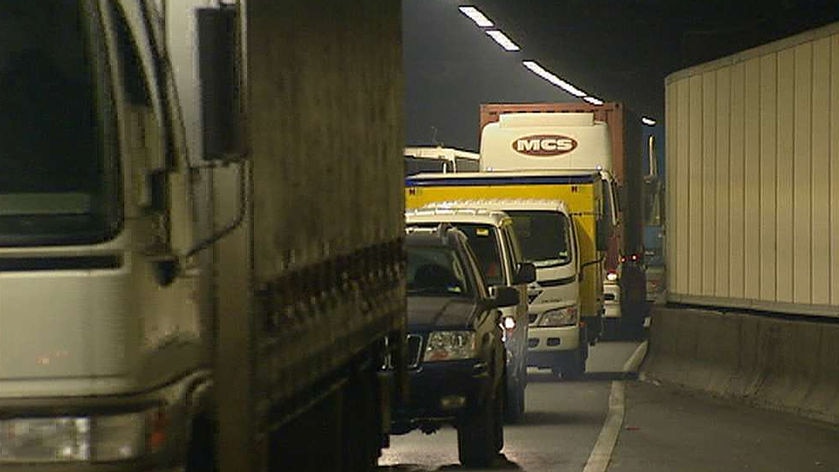 M5 tunnel East, Sydney.