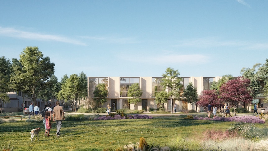 An artist's impression of a housing project at Seaton in Adelaide's west.
