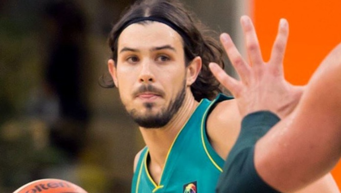 Tasmanian Chris Goulding in action for the Melbourne United basketball team.