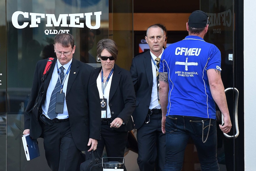 Raid on CFMEU's Brisbane office