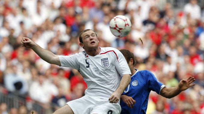 England's Wayne Rooney.