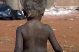 Indigenous child in remote Aboriginal community