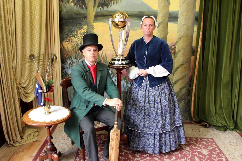 Trophy photo at Sovereign Hill