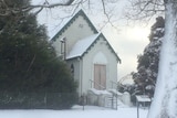 St James Church blanketed in snow