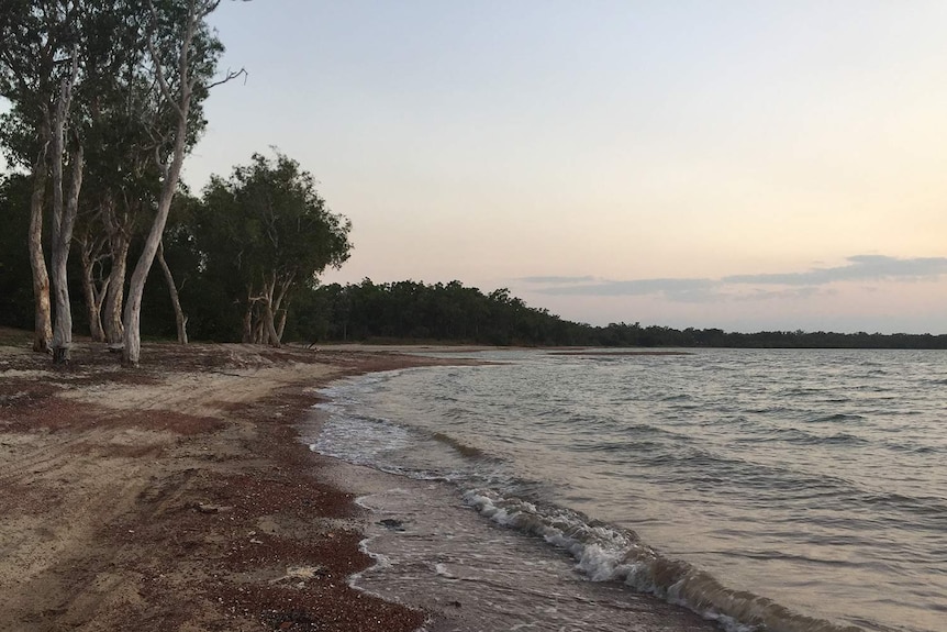 Sunset at Weipa, on the Cape York Peninsula.