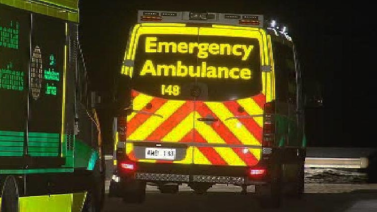 Ambulance at West Lakes after toddler drowning, December 30 2011