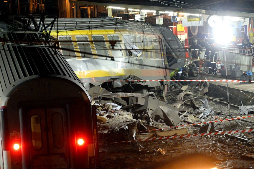 Scene of devastation after train crashes at Paris station