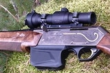 Semi-automatic hunting rifle, generic image.