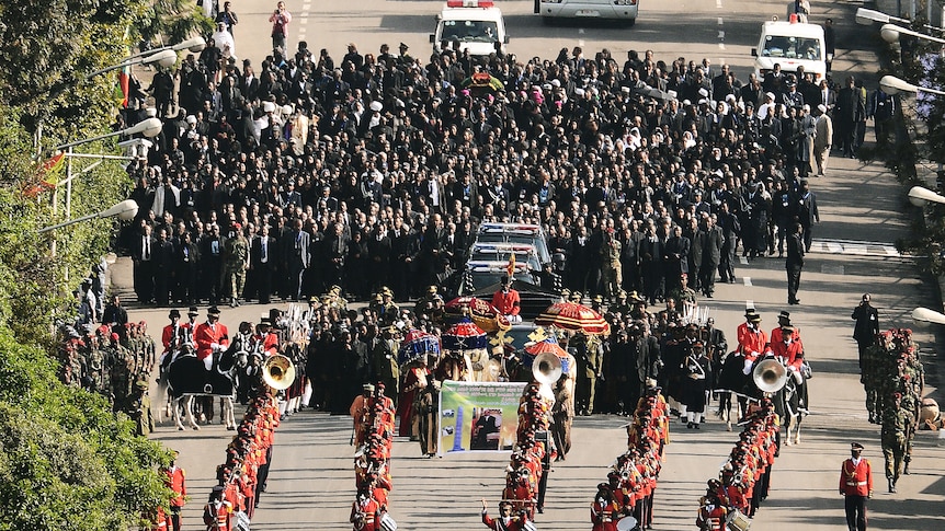 Funeral held for Ethiopia's Zenawi