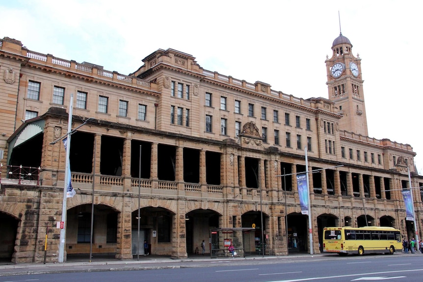 Exterior of Central Station in Sydney.