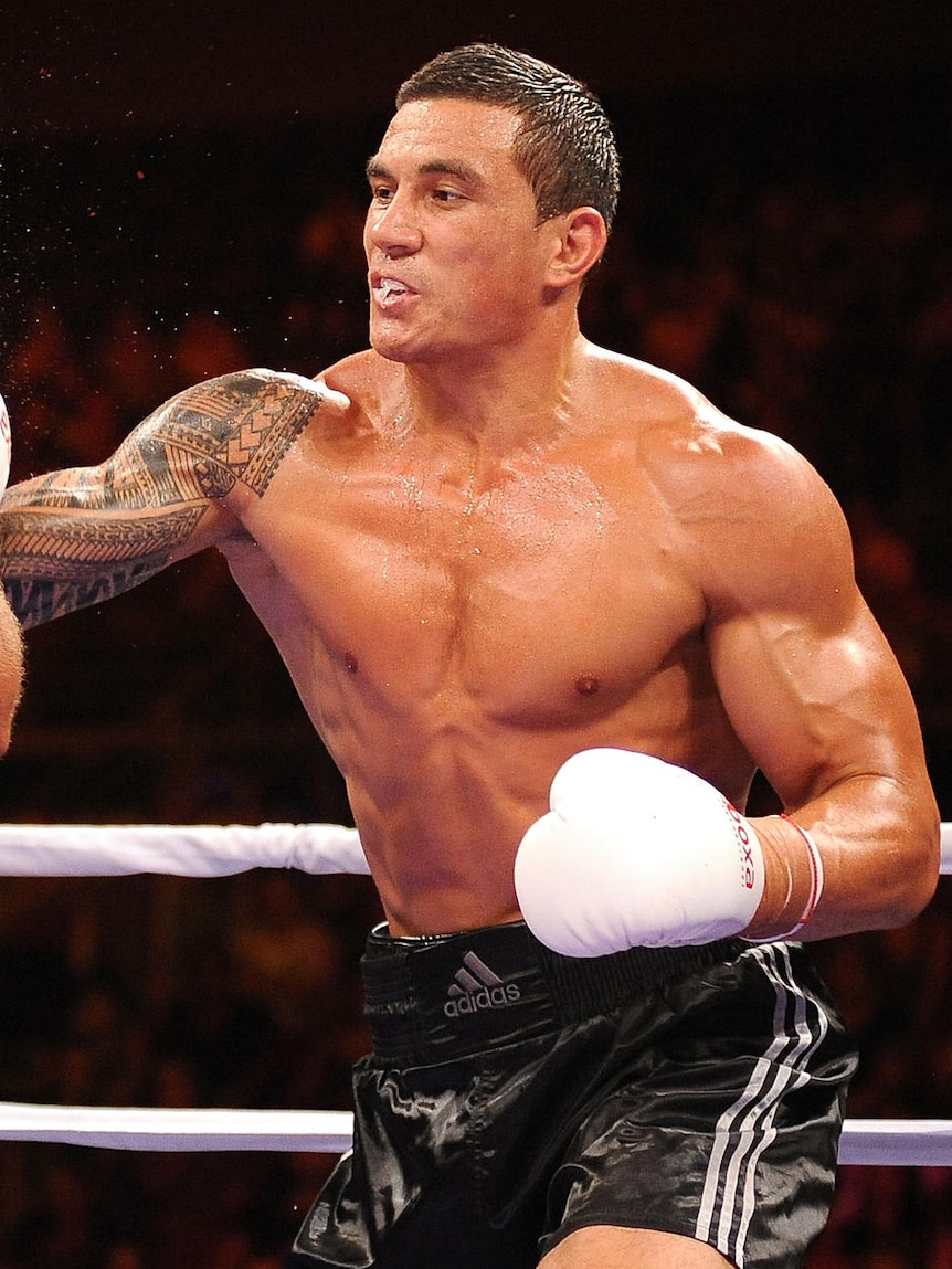 Bout cancelled ... Sonny Bill Williams's coach is now looking for another opponent.