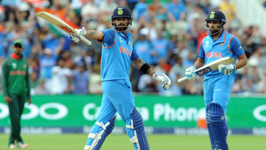 India captain Virat Kohli has led by example with his bat during the Champions Trophy.
