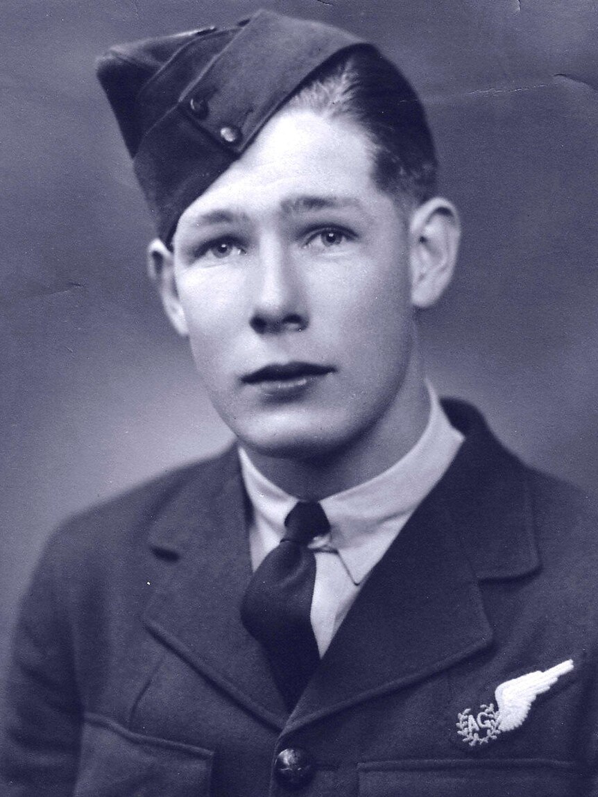 The Air Gunner of RAF Boston BZ590, Warrant Officer John Penboss Hunt.