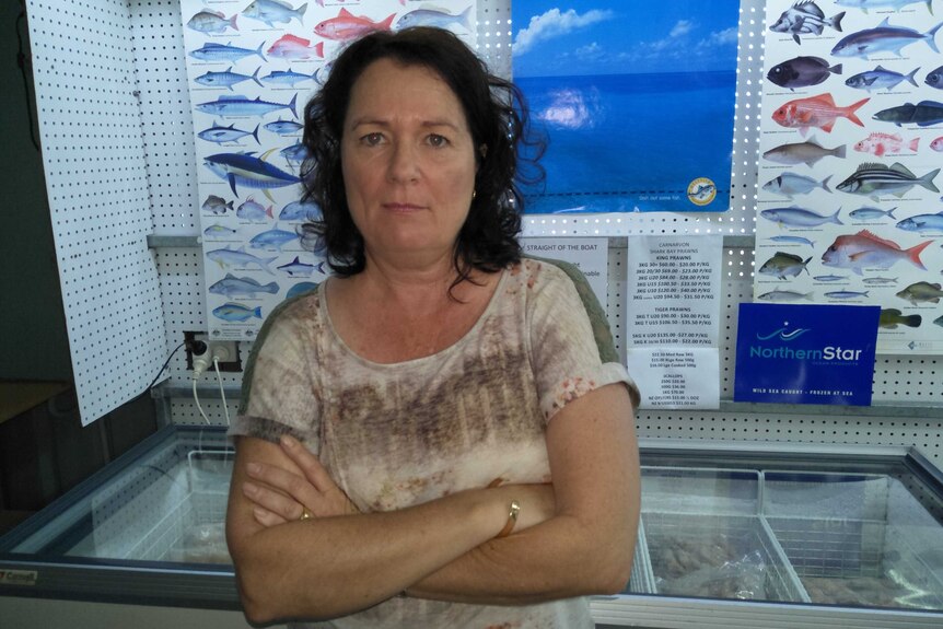 Janice Baird, pictured in her Carnarvon tackle shop, is not happy with the proosed changes.