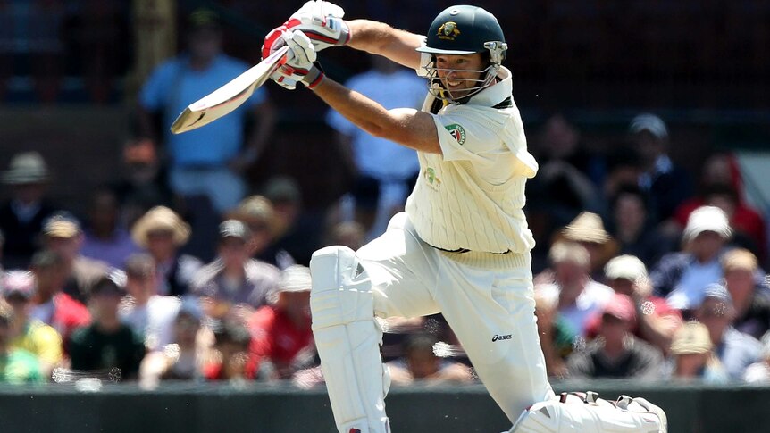 Rob Quiney bats for Australia A against South Africa at the SCG.