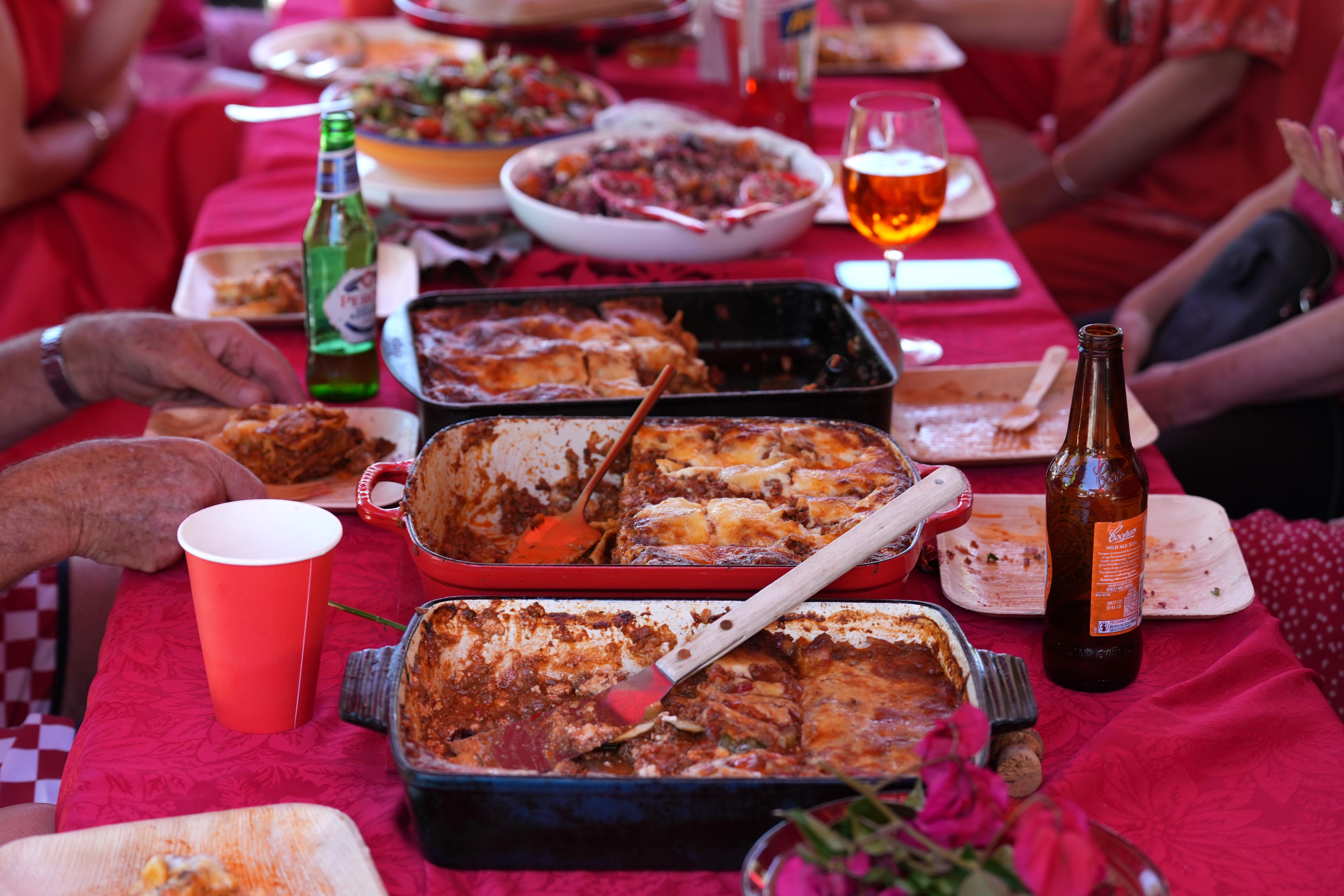 Neighbours shut down street to settle who makes the best lasagne