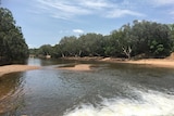 The Katherine River flowing on a sunny day.