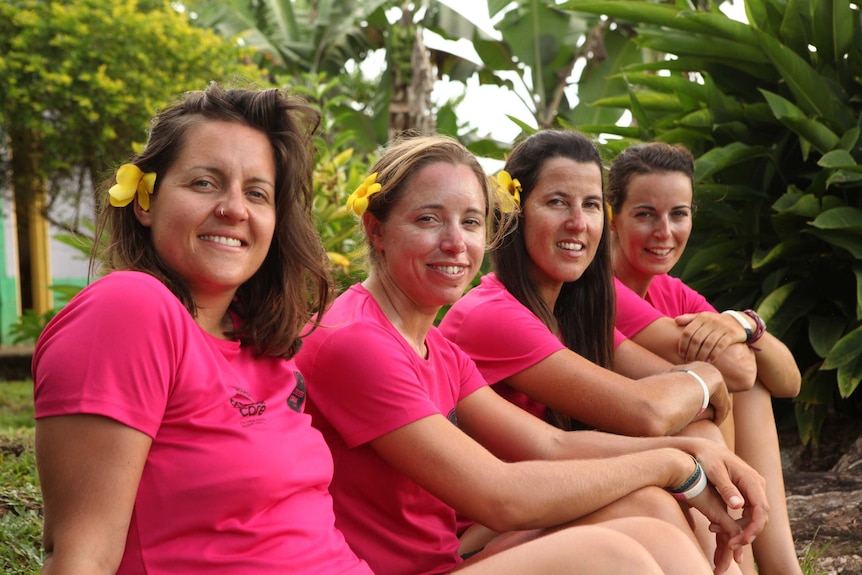 Meg Dyos, Emma Mitchell, Natalia Cohen and Laura Penhaul