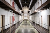 Inside the wing of Fremantle Prison where excavation work took place