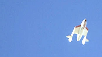 SpaceShipOne on its descent