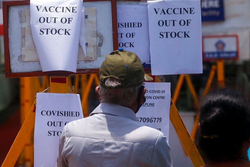 India vaccines out of stock