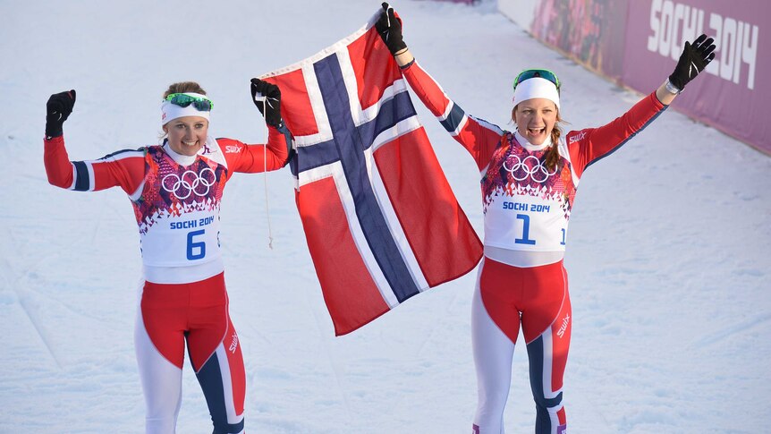 Falla, Oestberg win gold and silver in cross country skiing at Sochi