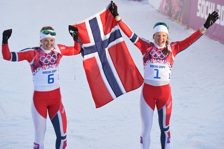 Falla, Oestberg win gold and silver in cross country skiing at Sochi