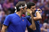 Roger Federer and Novak Djokovic talk