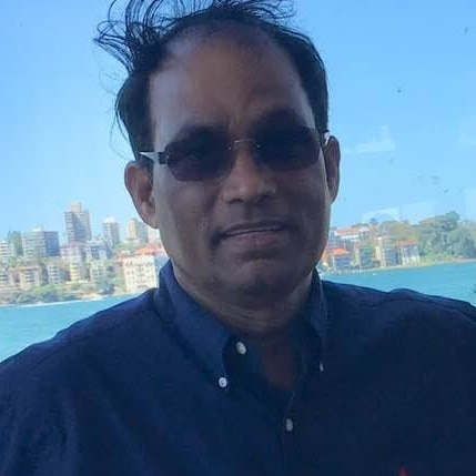 Dr Azit Das has sunglasses on in this profile photo from his Facebook account