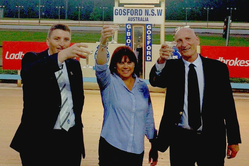 Greyhound trainers celebrate