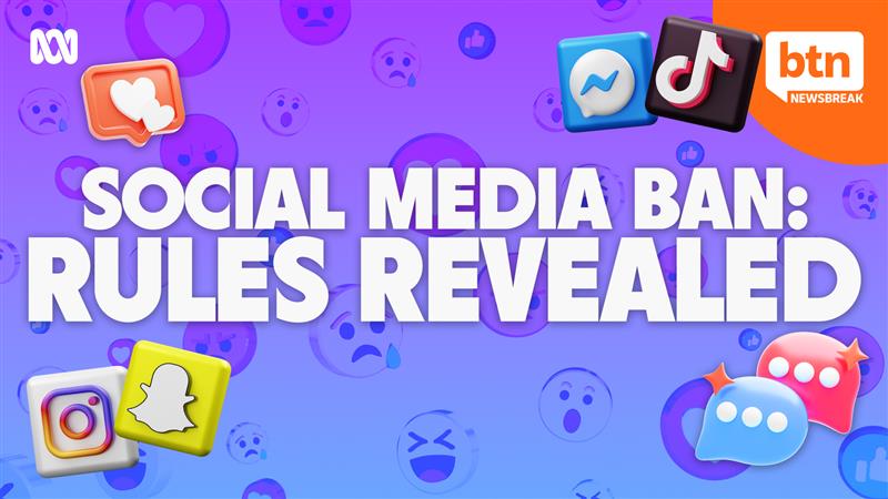 Logos of different social media platforms with the words social media ban rules revealed.