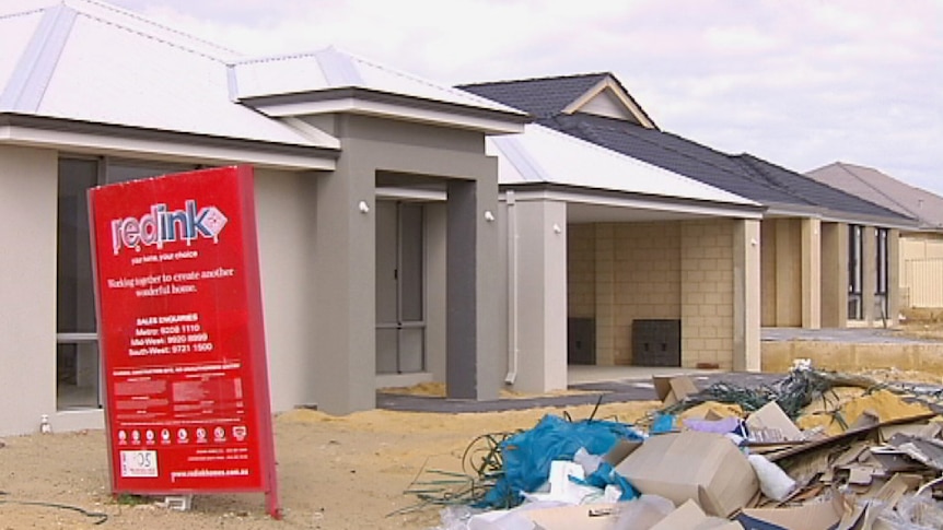 A house nears completion