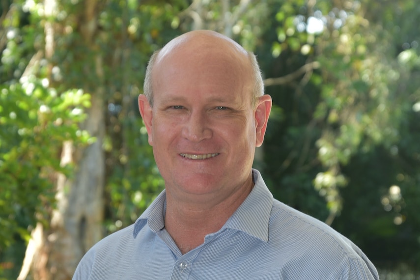 Profile photo of Cairns School of Distance Education deputy principal Kirk Findlay smiling