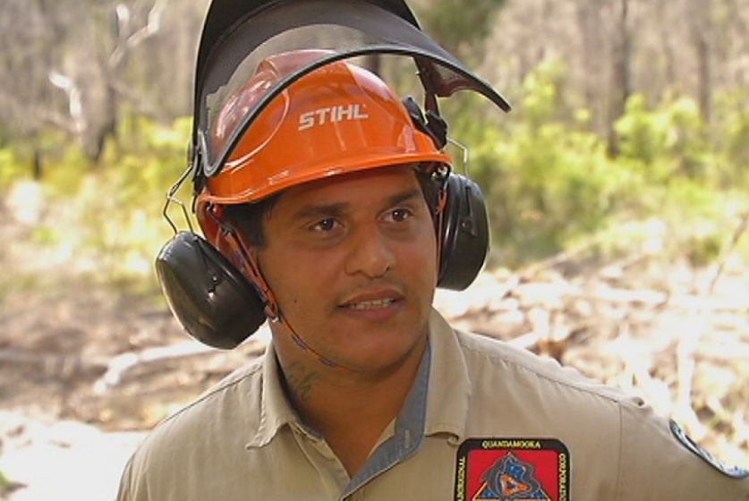 New North Stradbroke Island ranger recruit, 23-year-old Quandamooka man Shaun Fisher